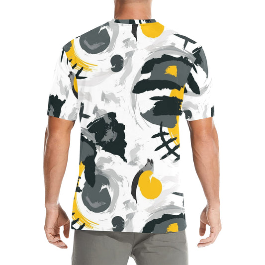 2025 NEW Men's All Over Print Crew Neck T-Shirt